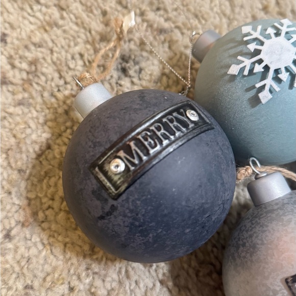 Target Blue and Silver Holiday Ornament Set - Picture 3 of 3